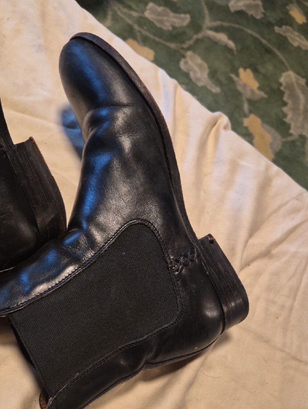 Frye Black Leather Chelsea Boots - Picture 4 of 11